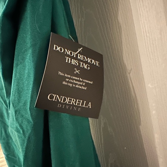 Rent The Runway - Own It Emerald Green Evening Dress Gown Size 20 - Picture 7 of 12